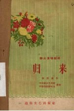 归来  独幕话剧