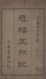 慈禧写照记 电子书封面