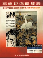 写意花鸟画教程  松、柳、柏树与鹰、猫头鹰、鹭、丹顶鹤等大型禽鸟的画法及画面处理