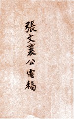 张文襄公电稿  加税免厘部分