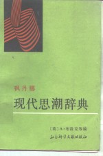 枫丹娜现代思潮辞典 电子书封面