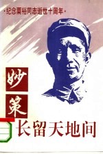 妙策长留天地间  纪念粟裕同志逝世十周年