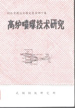 钢铁专题技术译文集第40集  高炉喷煤技术研究
