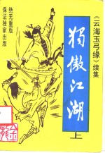 独傲江湖  上 封面