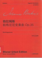 约翰内斯·勃拉姆斯  帕格尼尼变奏曲