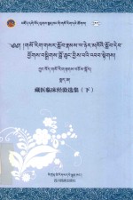 藏医临床经验选集  下