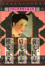 中国古代禁毁小说文库：樵史演义 封面