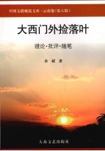 大西门外捡落叶  理论·批评·随笔