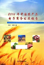 中国农产品电子商务发展报告  2016