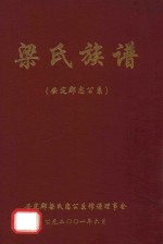 梁氏族谱  安定郡忠公系