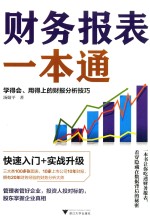 财务报表一本通  学得会、用得上的财报分析技巧