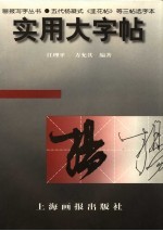 实用大字帖  五代杨凝式《韭花帖》等三帖选字本