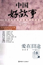 中国好故事  爱在囧途 电子书封面