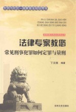 法律专家教您常见刑事犯罪如何定罪与量刑