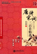 唐诗宋词三百首精选  行书  楷书  楷行双体