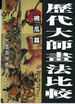 历代大师画法比较  桃瓜篇