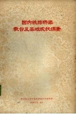 国内铁路桥梁墩台及基础现状调查