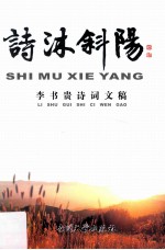 诗沐斜阳  李书贵诗词文稿 电子书封面