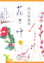 用水彩描绘花万叶  冬