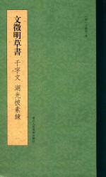 文征明草书千字文湖光披素练