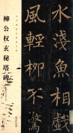 历代碑帖经典集字联  柳公权玄秘塔碑
