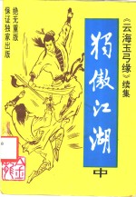 独傲江湖  中 封面