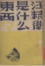 汪精卫是什么东西  第1辑