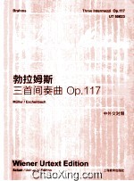 勃拉姆斯  三首间奏曲OP.117