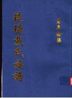 琉瑭戴氏族谱  第37卷