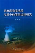 高放废物深地质处置中的溶质运移研究 封面