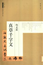 历代碑帖经典原帖彩色放大本  赵孟俯真草千字文