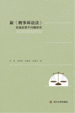 新《刑事诉讼法》实施后若干问题研究