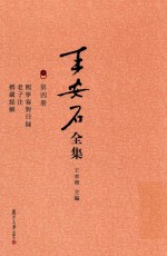 王安石全集  熙宁奏对日录  老子注  楞严经解