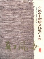 甬上风华  宁波市非物质文化遗产大观  慈溪卷