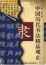 中国历代书法精品观止  隶书卷