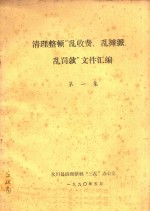 清理整顿“乱收费、乱摆摊、乱罚款”文件编绘  第1集