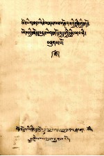 关于教授显密综入门八个有关方面的四步底稿  藏文
